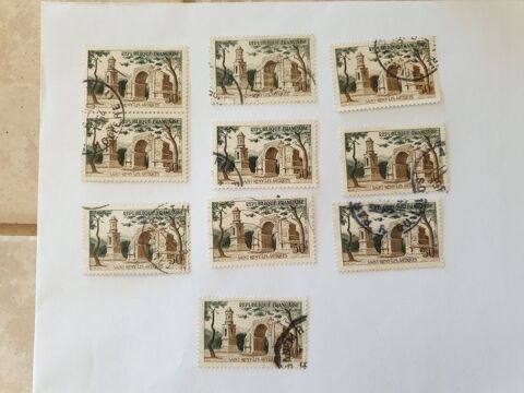 Timbre France 1957 St Remy les antiques 50 F - lot 0.20 euro 0 Marseille 9 (13)