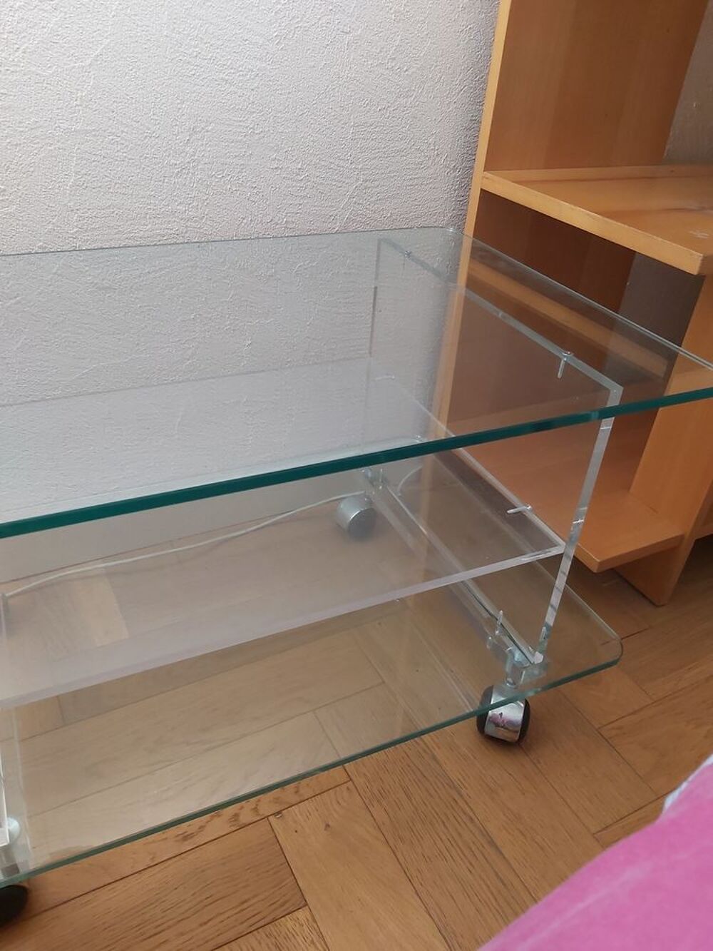 Beau bureau en verre 42 x 44 x 70 cm Meubles