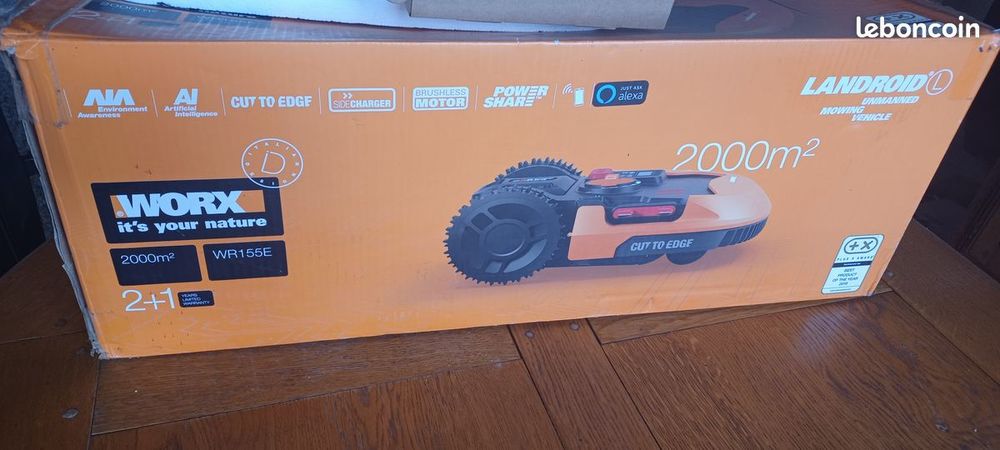 ROBOT TONDEUSE WORX 2000M2 Bricolage