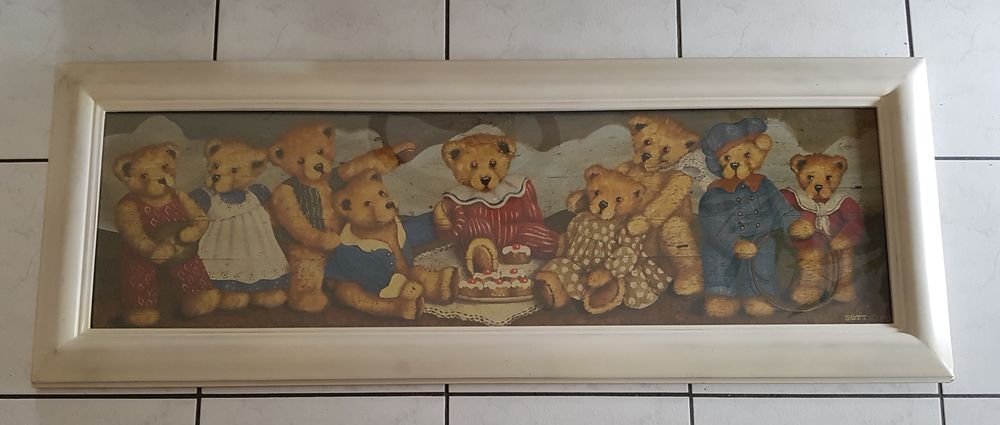 Tableau motif oursons Country Corner Interior's Décoration