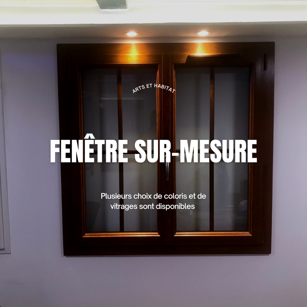 Fen&ecirc;tre pvc sur-mesure avec ou sans volet / Blanc ou bi Bricolage