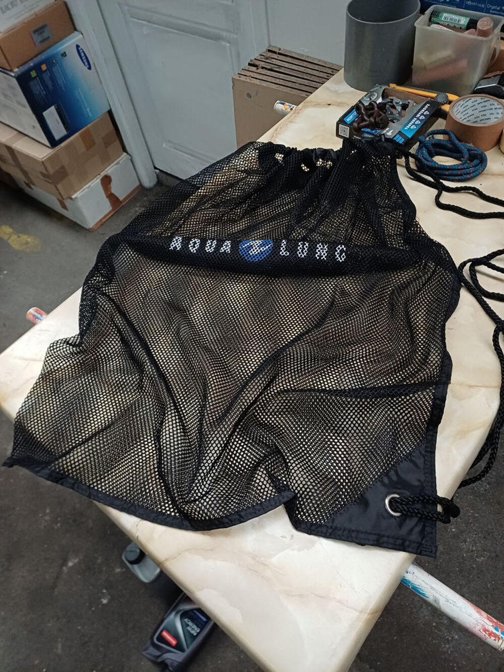 Sac filet AQUA LUNG pour combinaison ou autre, neuf Sports