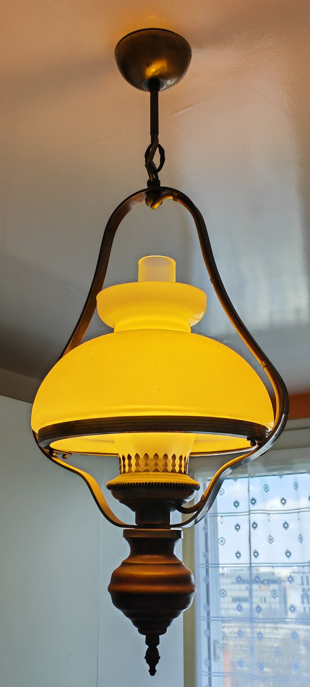 Suspension lampe p&eacute;trole Décoration