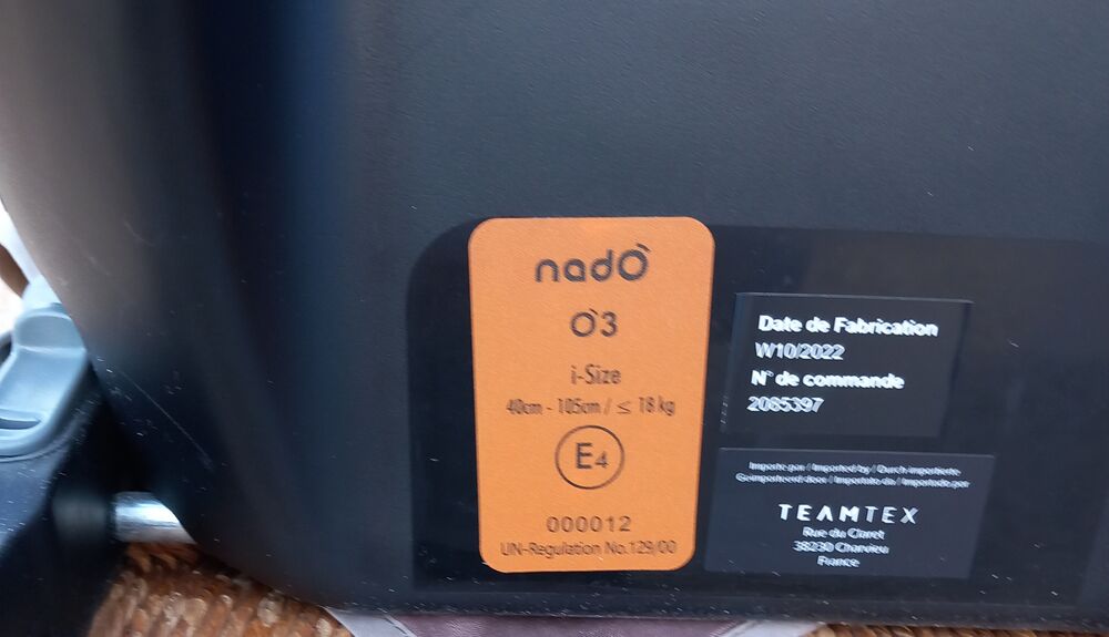Si&egrave;ge auto pivotant isofix Puériculture