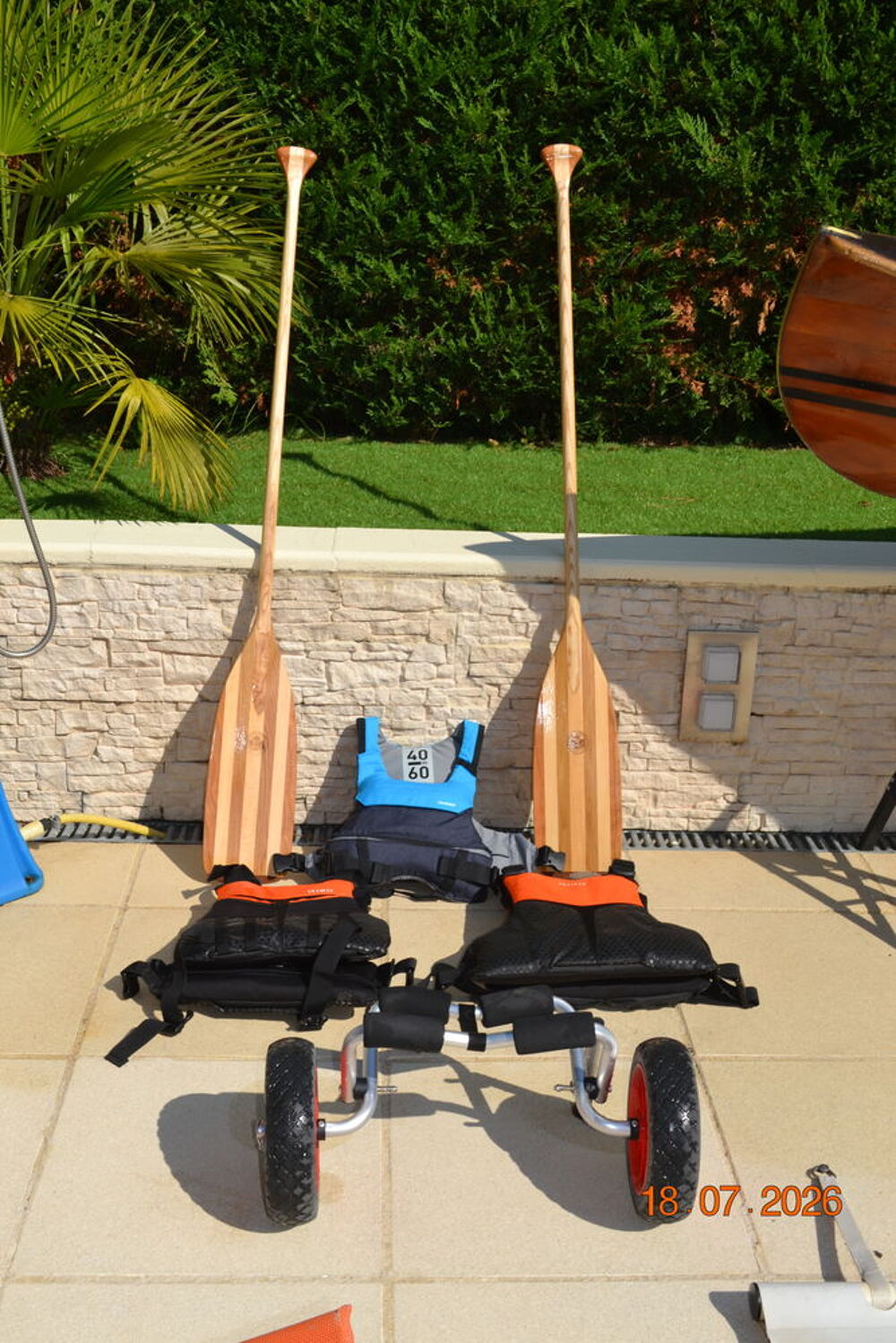 Cano&euml; bois et pagaies Sports