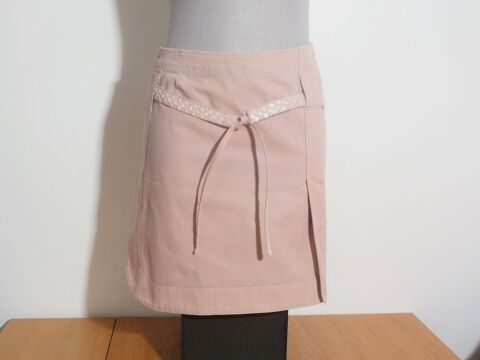 Jupe Courte en 100% Coton Rose avec ses 3 Fentes- Ralph Kemp 120 Paris 15 (75)