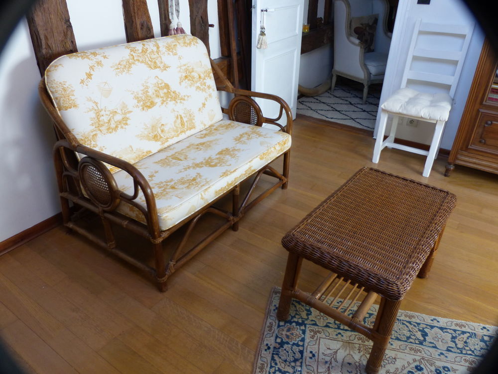 Banquette rotin Meubles