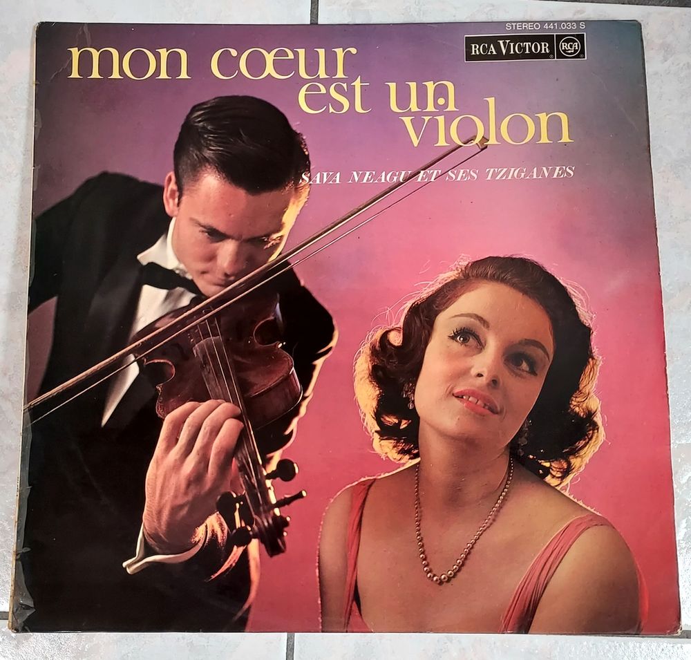 MON C?UR EST UN VIOLON -33t- SAVA NEAGU ET SES TZIGANES-1967 CD et vinyles