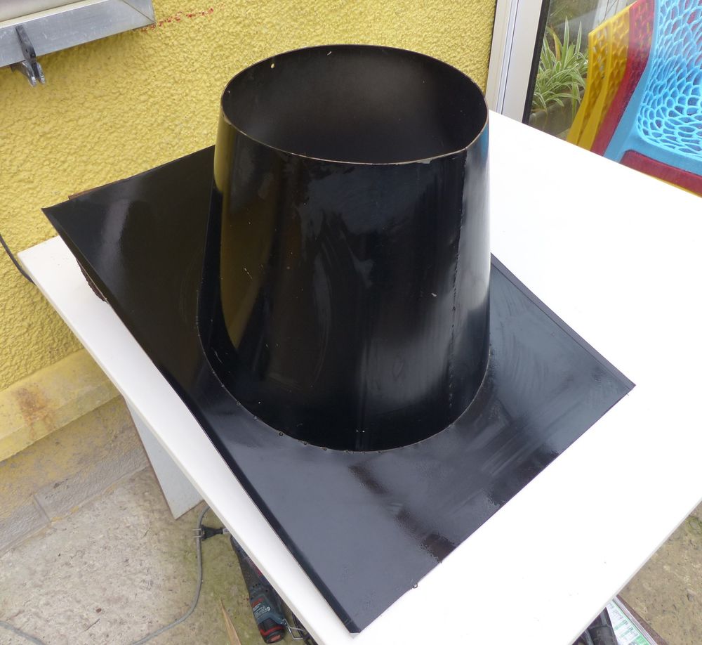 Solin+INOX+de+toit+tuyau+po&ecirc;le Bricolage