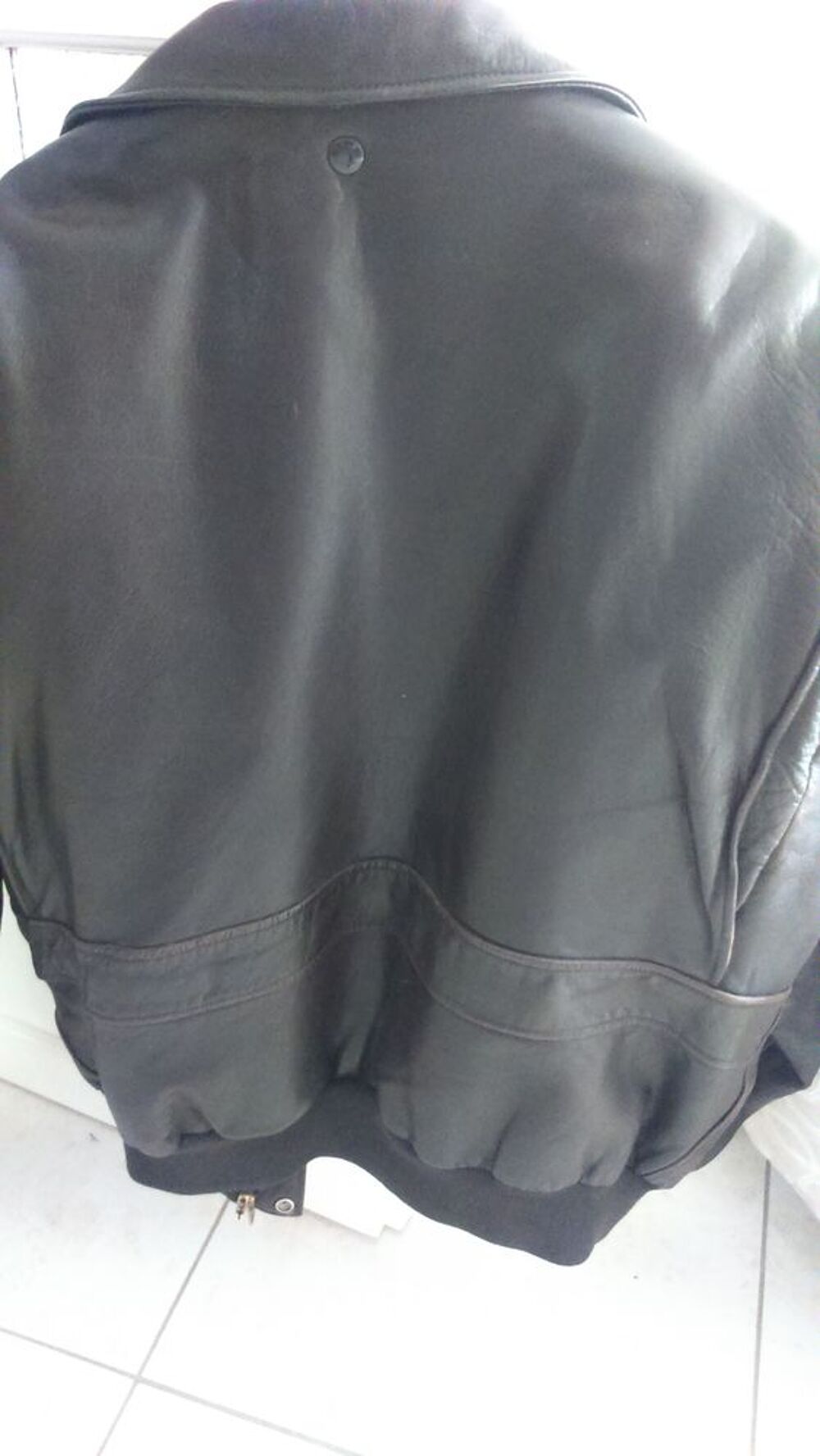 blouson de cuir Maroquinerie