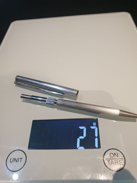Stylo � Bille DUPOND en Argent Massif Ychoux (40)