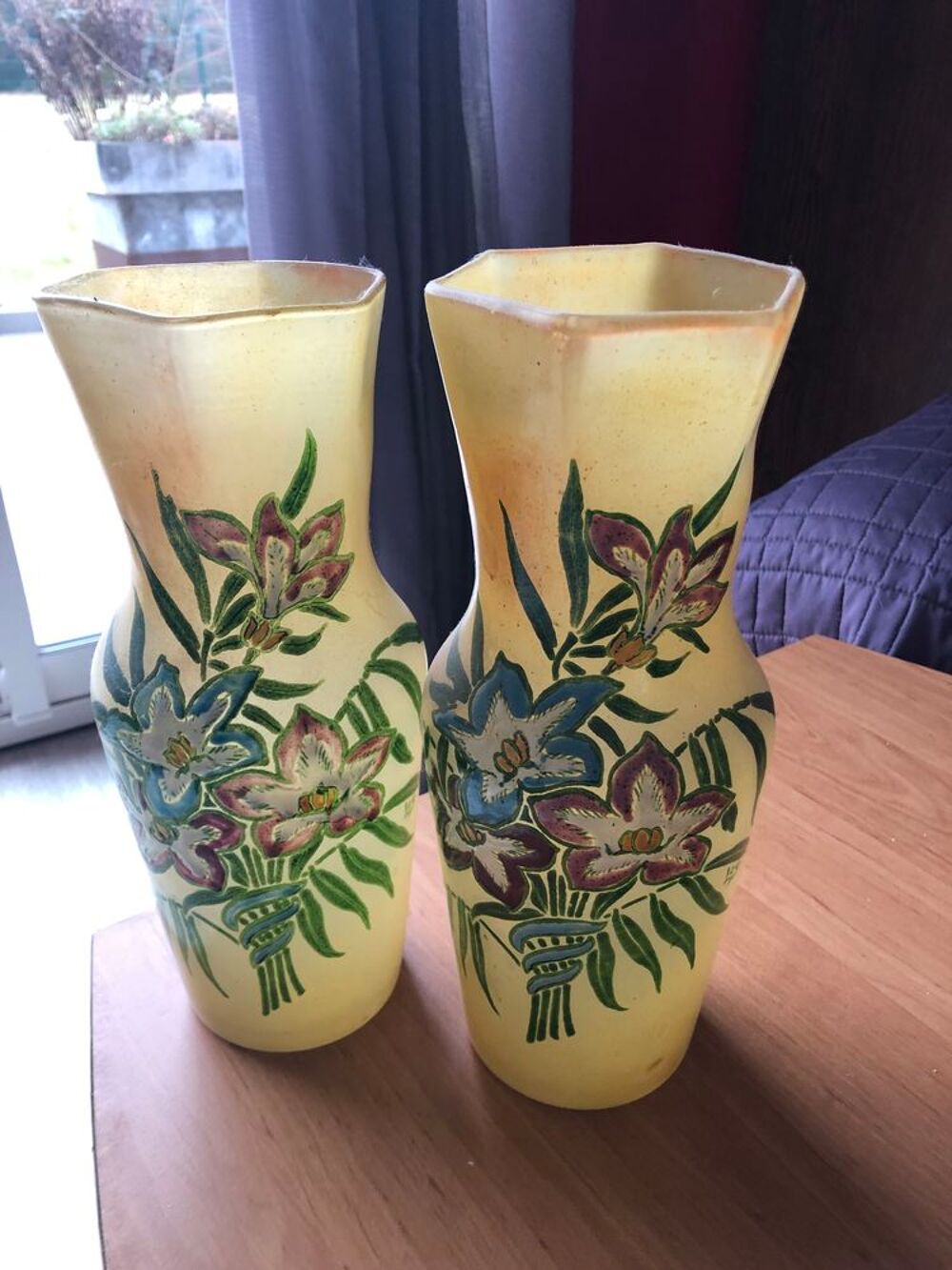 2 vases legras Décoration