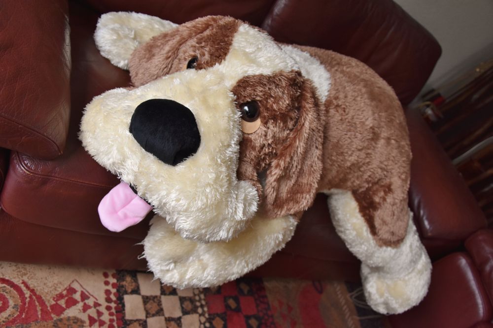 Peluche G&eacute;ante chien toute douce. 1m20. Neuve. Jeux / jouets