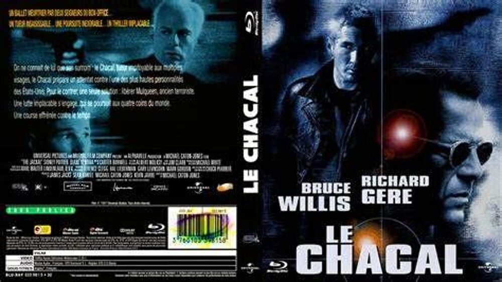 BOITIER 2 DVD LE CHACAL LETTRES A UN TUEUR DVD et blu-ray