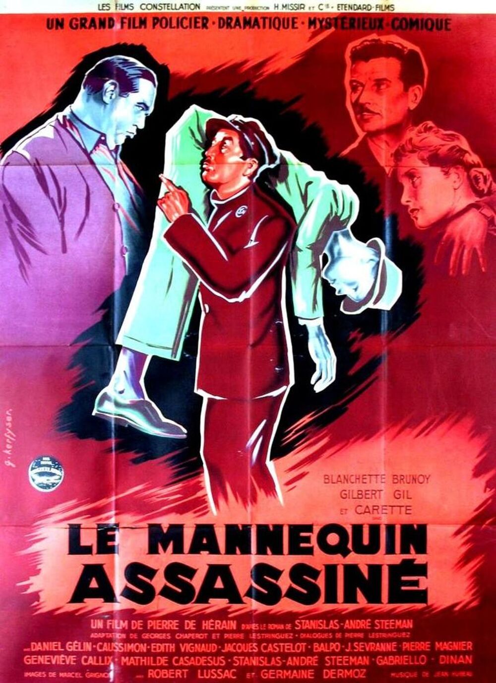 LE MANNEQUIN ASSASSINEE avec blanchette brunoy DVD et blu-ray