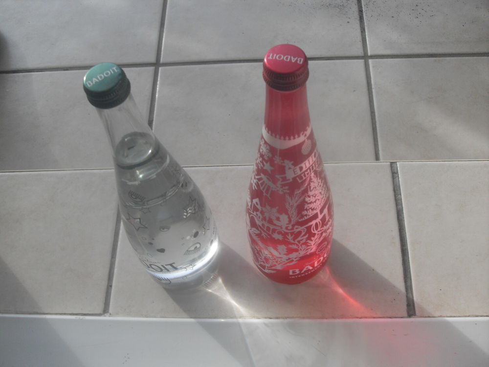bouteilles d'Evian 