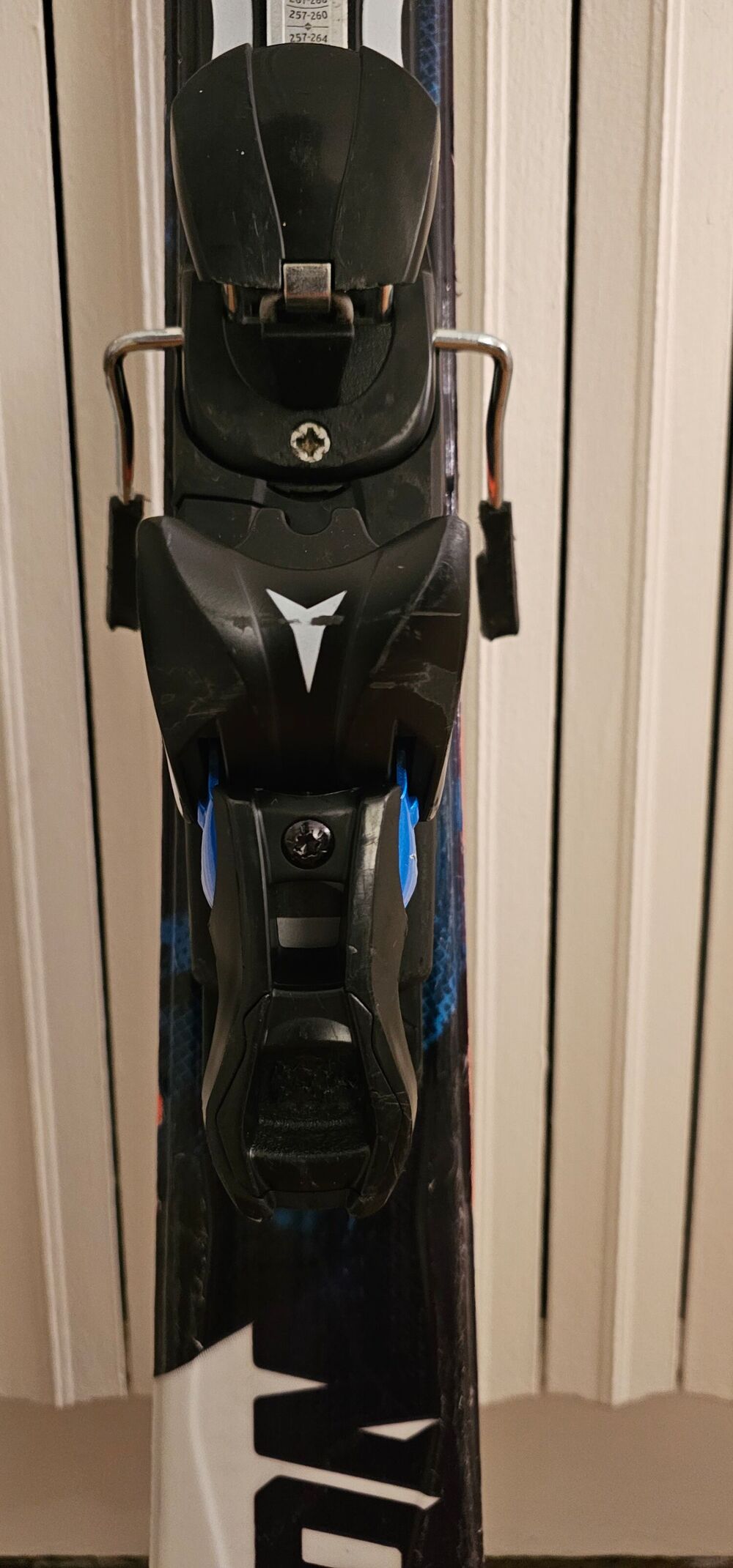 Adult Skis almost new for sale with adults brackets included Sports