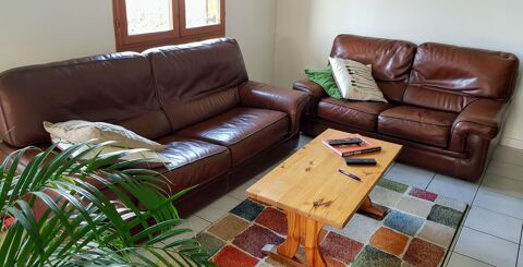 Canaps cuir 2 places et/ou 3 places. 100 Contamine-sur-Arve (74)