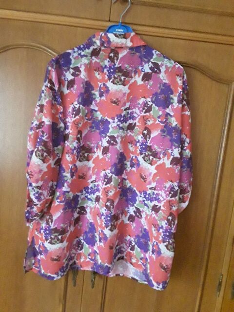 Chemisier voile manches 3/4i imprime multicolore t 50 6 Barzy-sur-Marne (02)