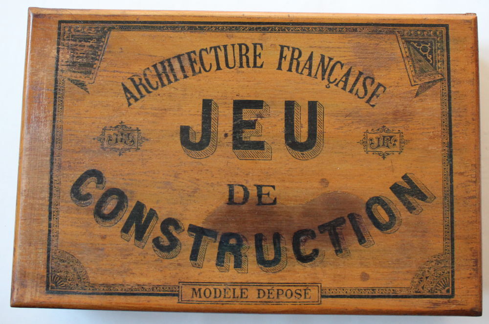 Jeu de construction ancien architecture fran&ccedil;aise 
JFL Paris Jeux / jouets
