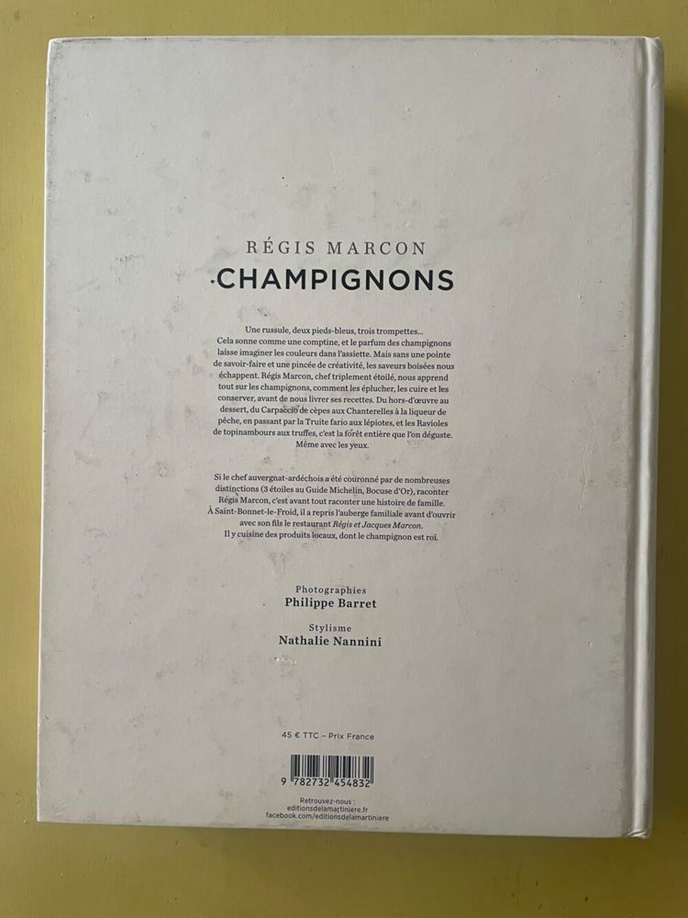 Livre Champignons - R&eacute;gis Marcon (Reli&eacute;, Grand format) Livres et BD