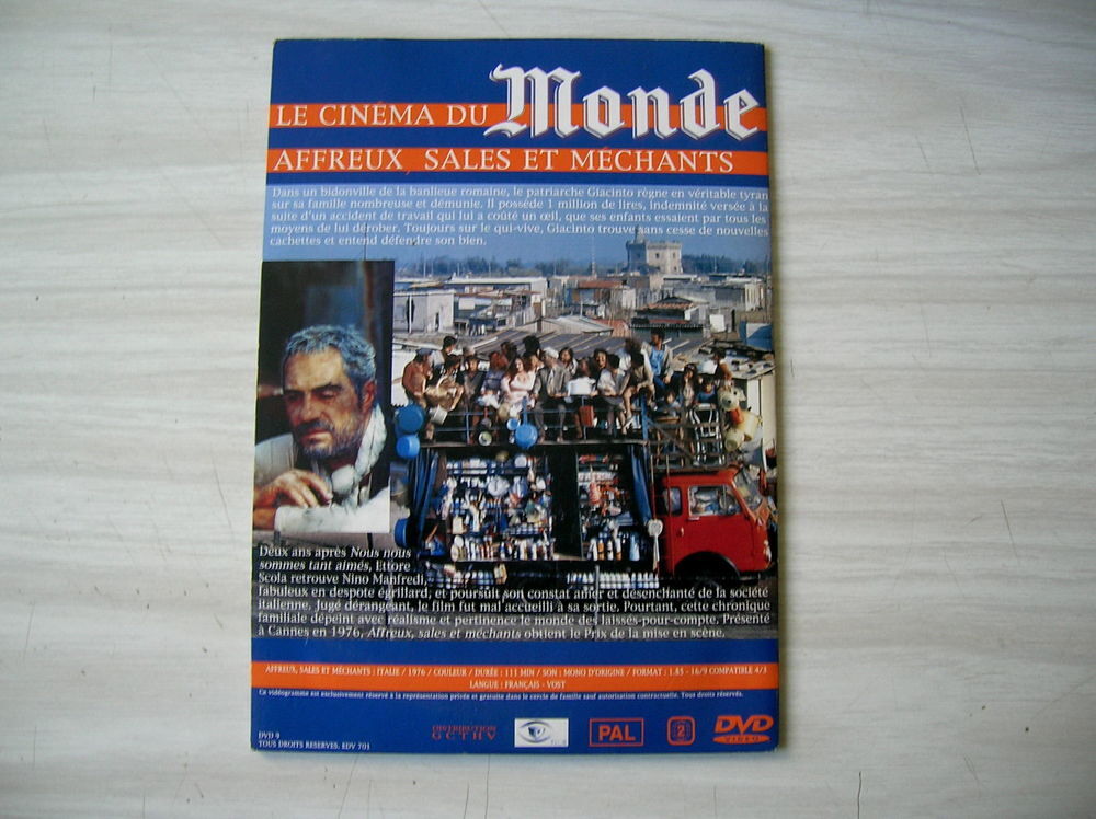DVD AFFREUX, SALES ET MECHANTS DVD et blu-ray