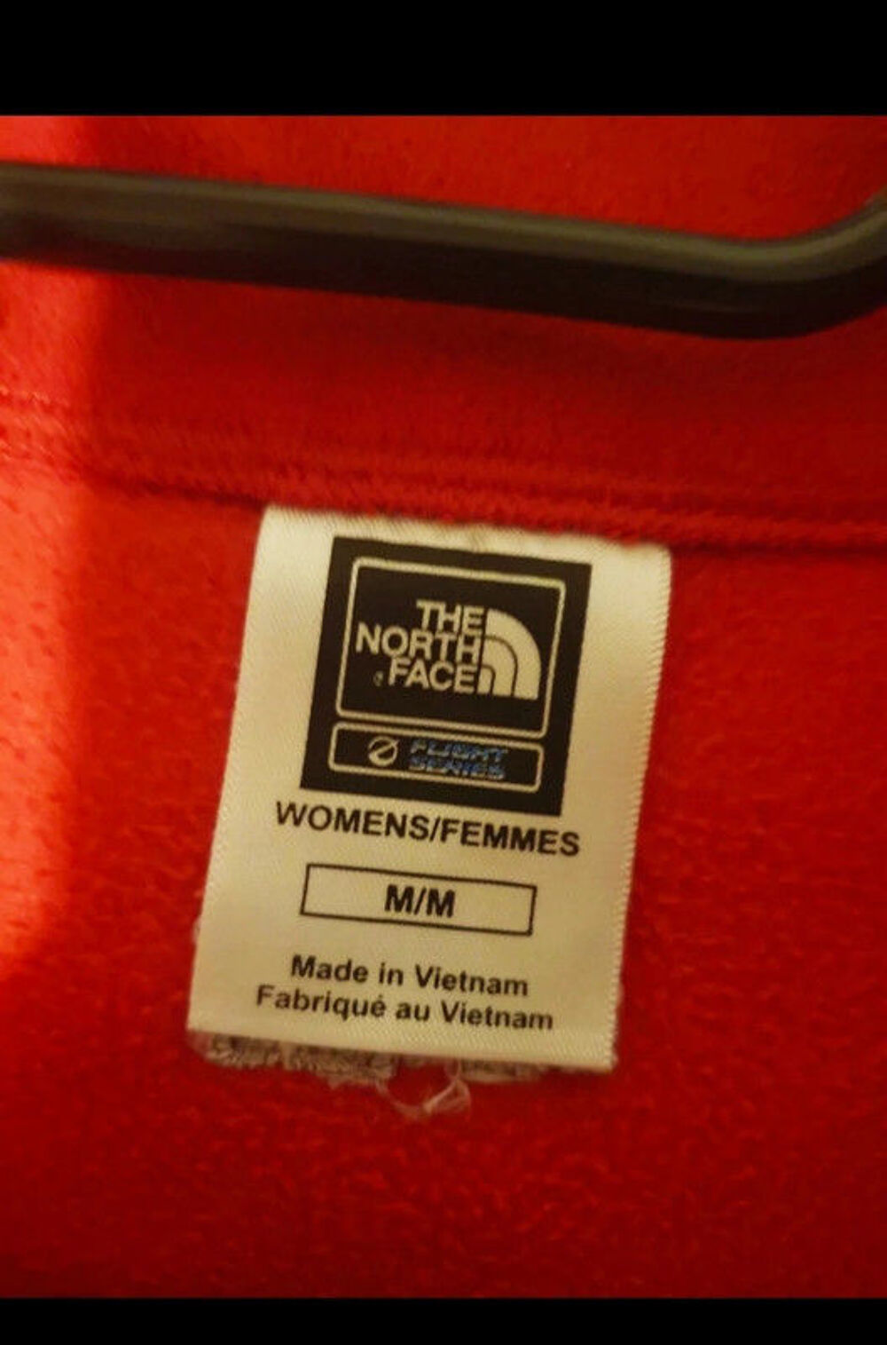 Veste the North face rouge femme t 38 TBE Vtements