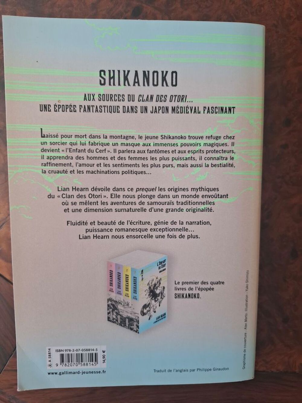 Livre "Shikanoko, tome 1 L'enfant du cerf" broch&eacute; Gallimard Livres et BD