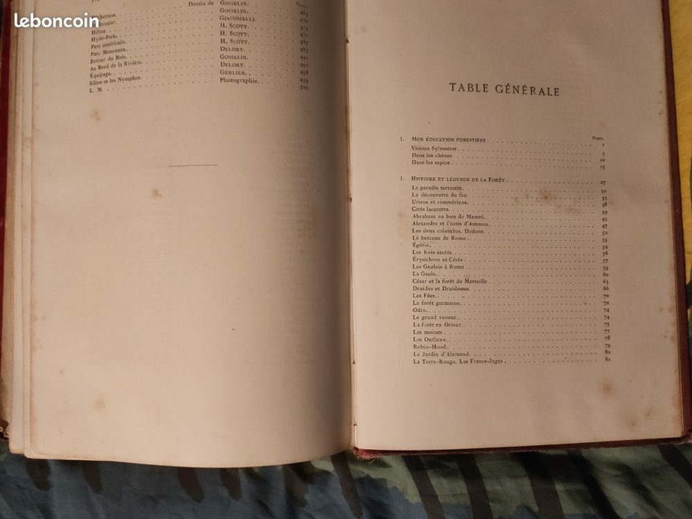 Eugene Muller la F&ocirc;ret gravure animal animeaux arbres art Livres et BD