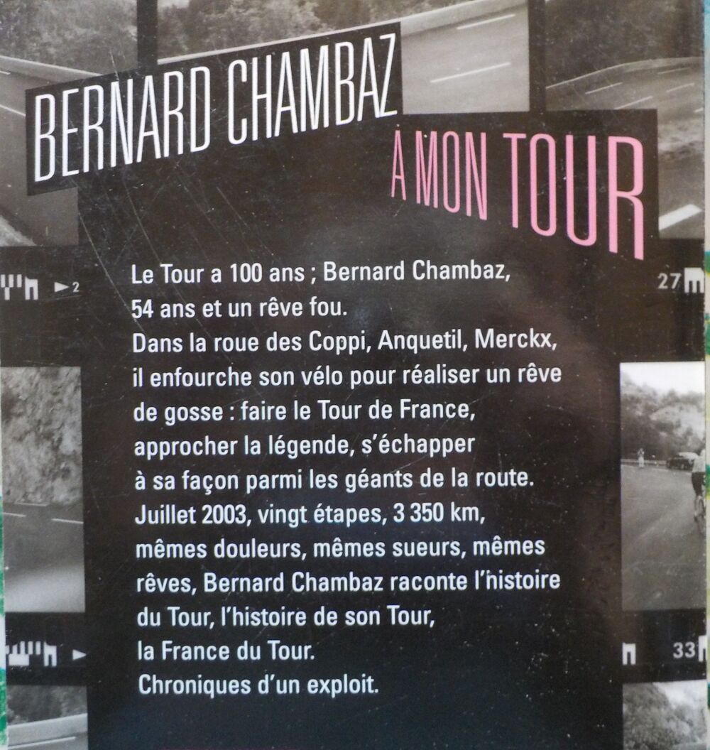 A MON TOUR par Bernard CHAMBAZ Ed. du Seuil Livres et BD