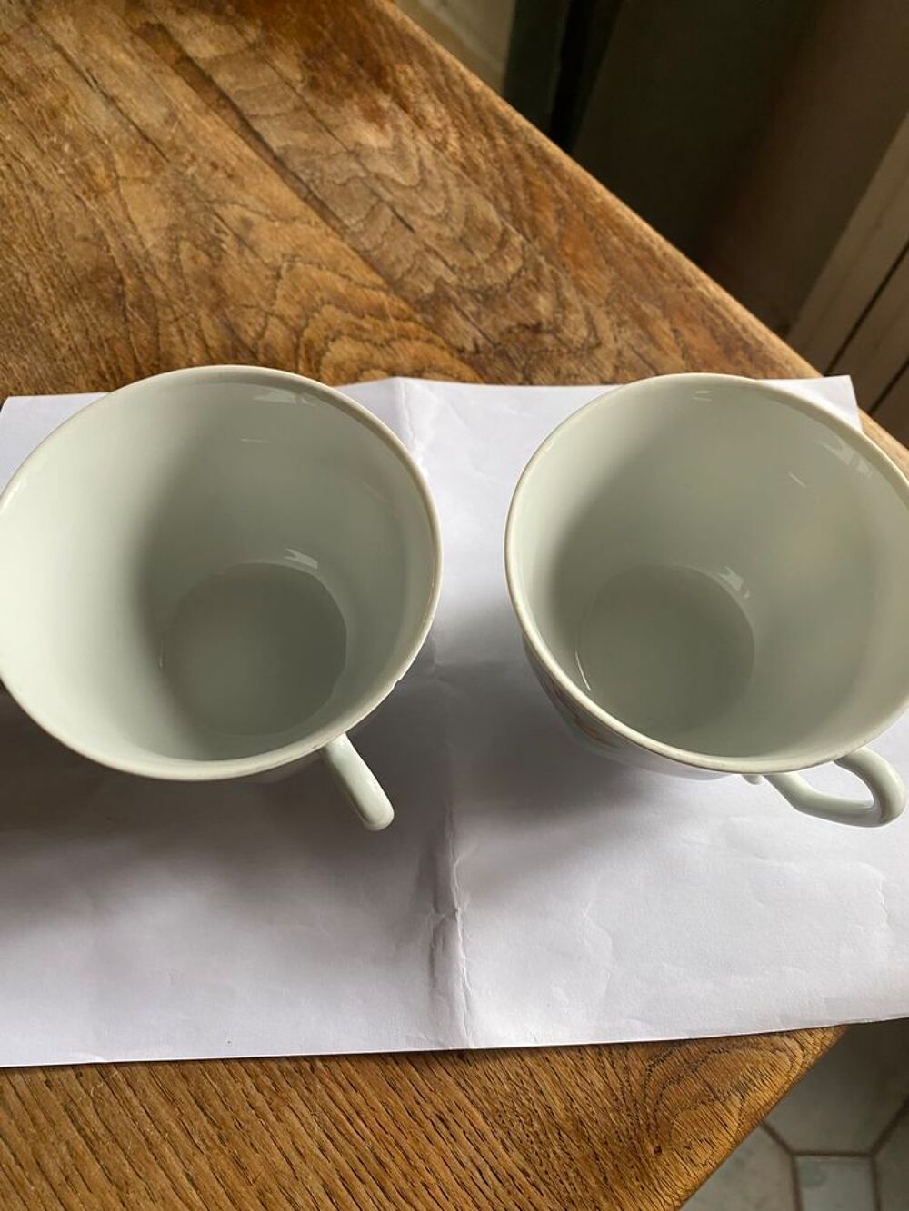 Deux tasses d&eacute;jeuner Cuisine