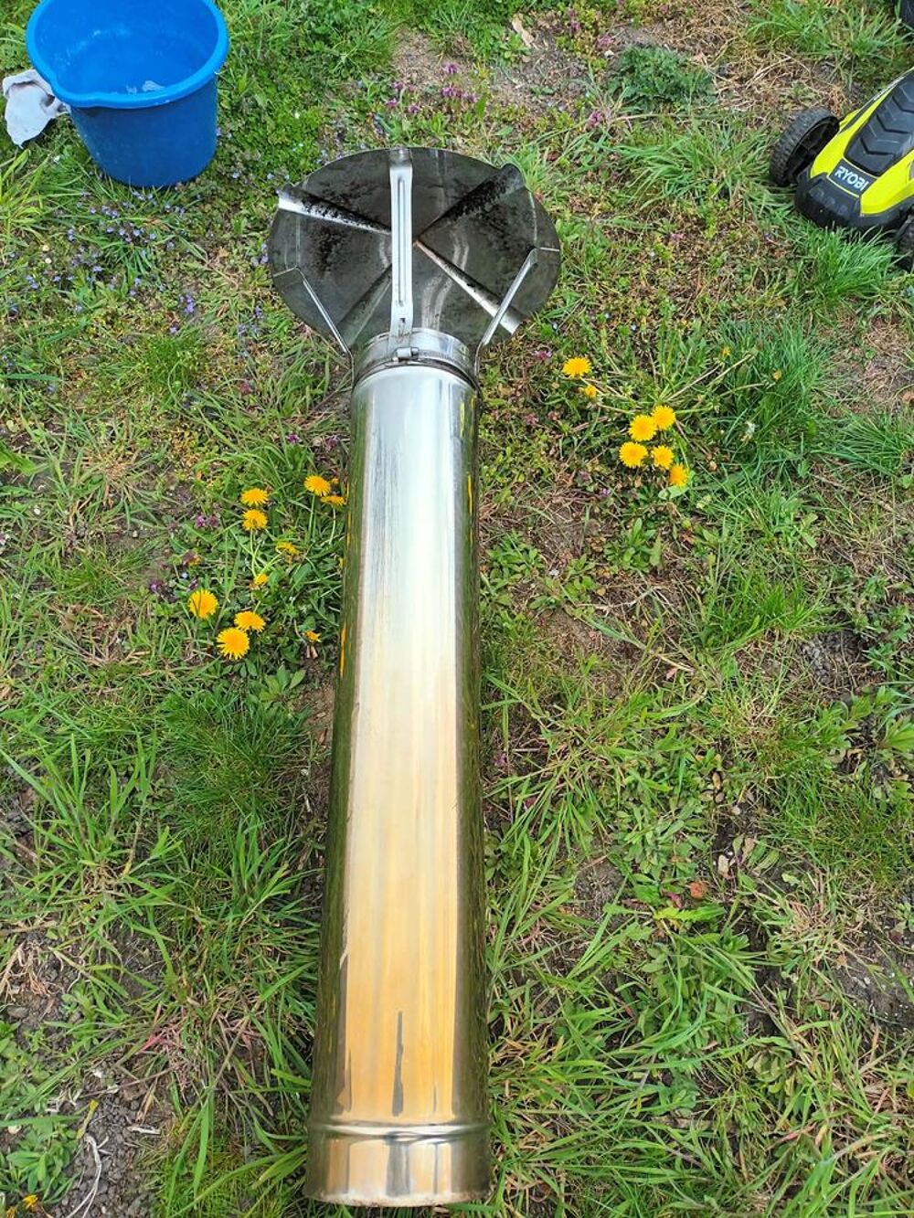 CONDUIT AVEC CHAPEAU DE CHEMINEE Bricolage