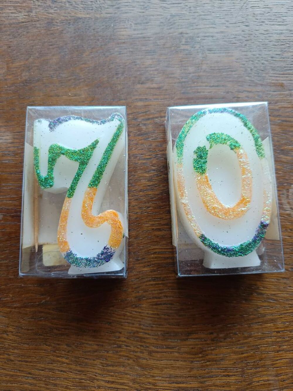 Bougies anniversaire Décoration