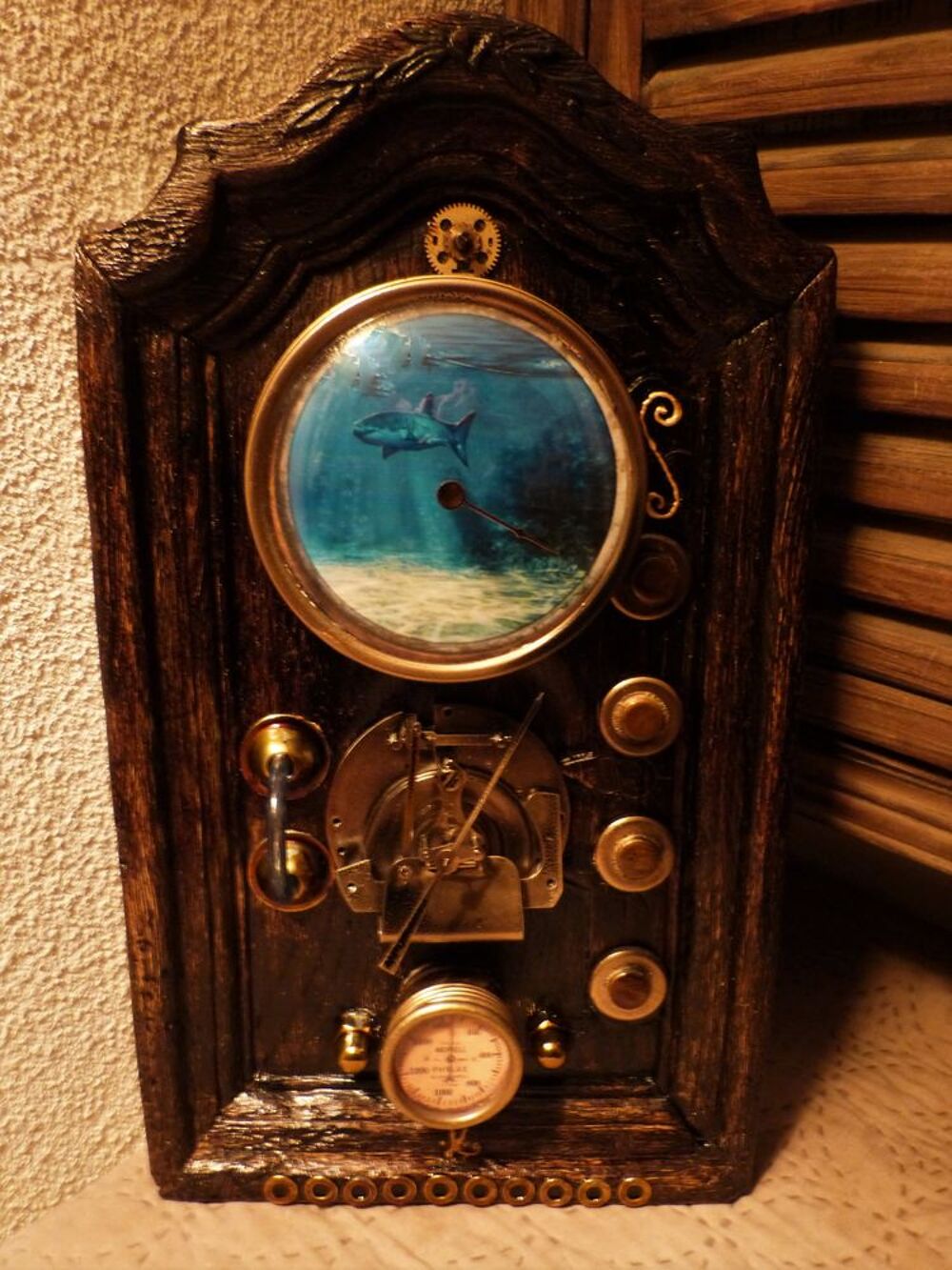 Petit Tableau "OCEANORIUM XIX" Steampunk Décoration