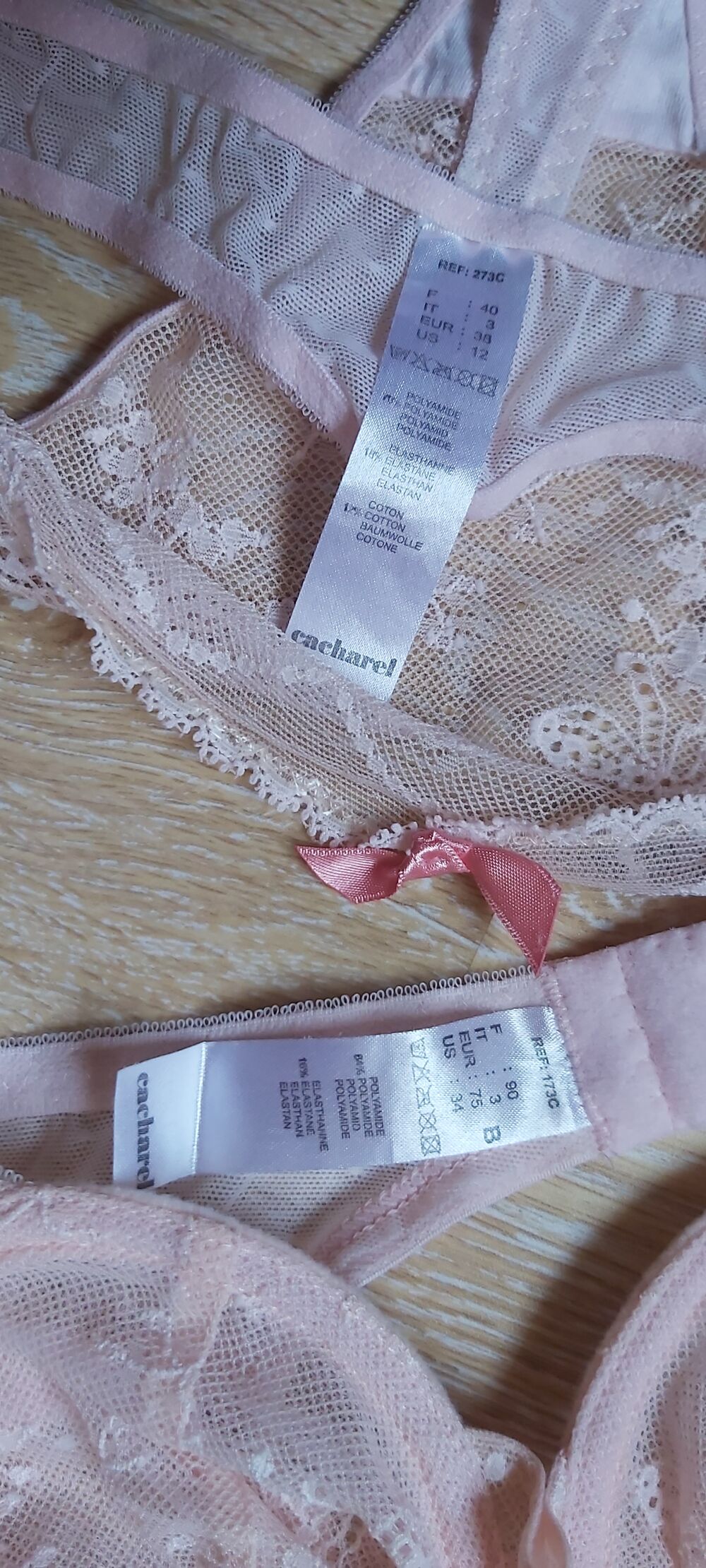 Ensemble soutien-gorge et string Cacharel Vêtements