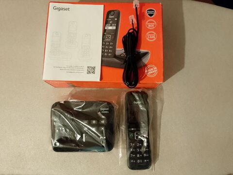 NEUF Garantie 15 Mois T�l. Noir + R�pondeur GIGASETAS690A 30 Bourges (18)