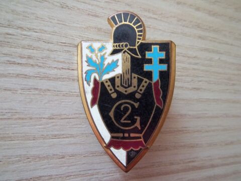 insigne militaire  2 éme régiment du génie ( Delsart ) H330  4 Valognes (50)