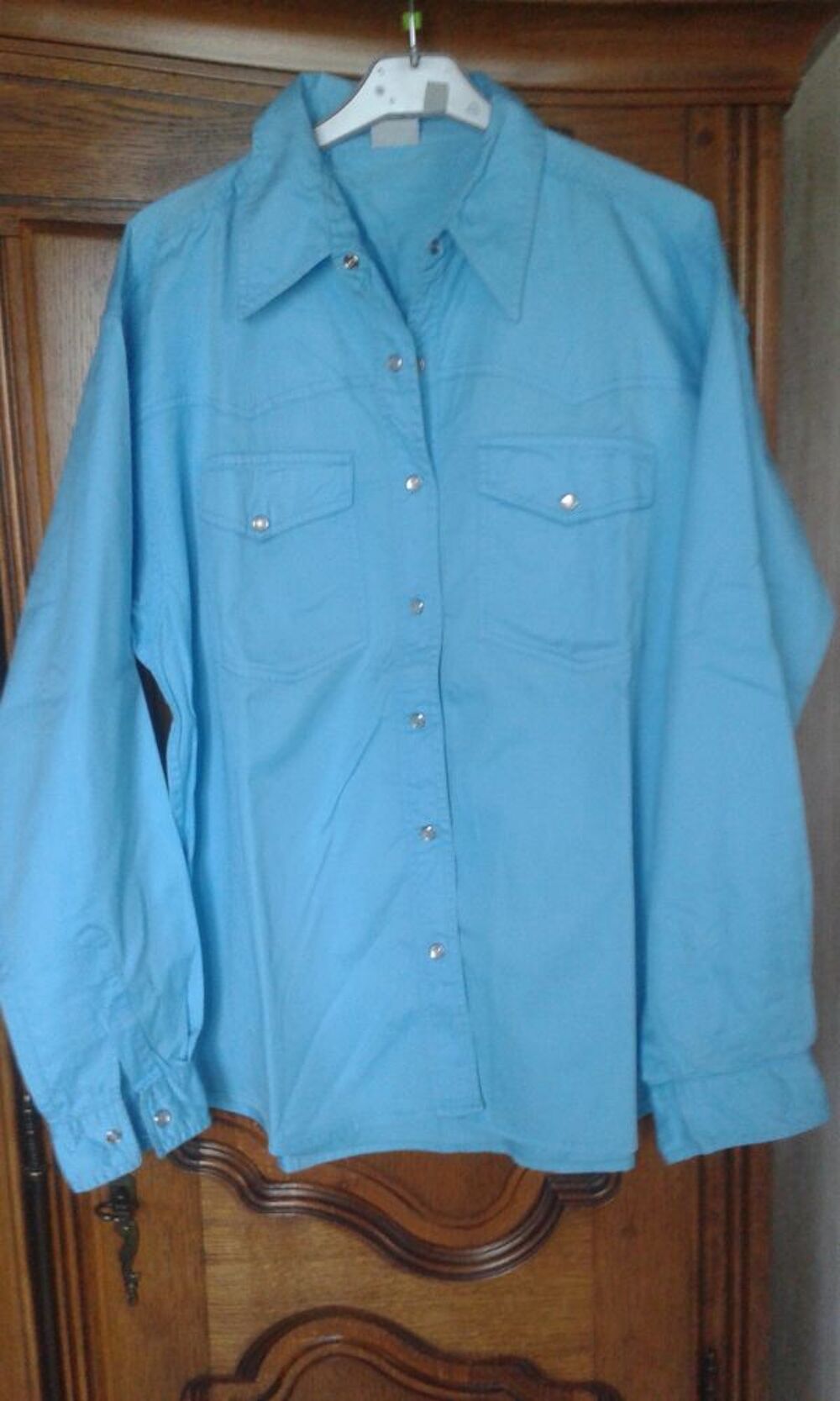Chemise bleue turquoise Vêtements
