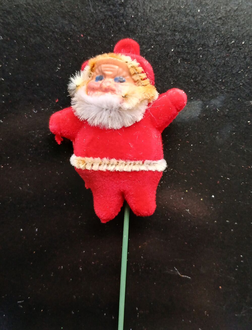 LOT DE 10 FIGURINES DE NOEL SUR PICS A PLANTER Décoration