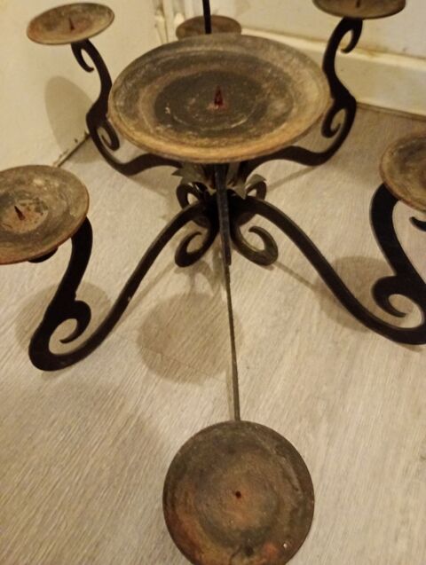 Lustre fer forg� Marseille 11 (13)