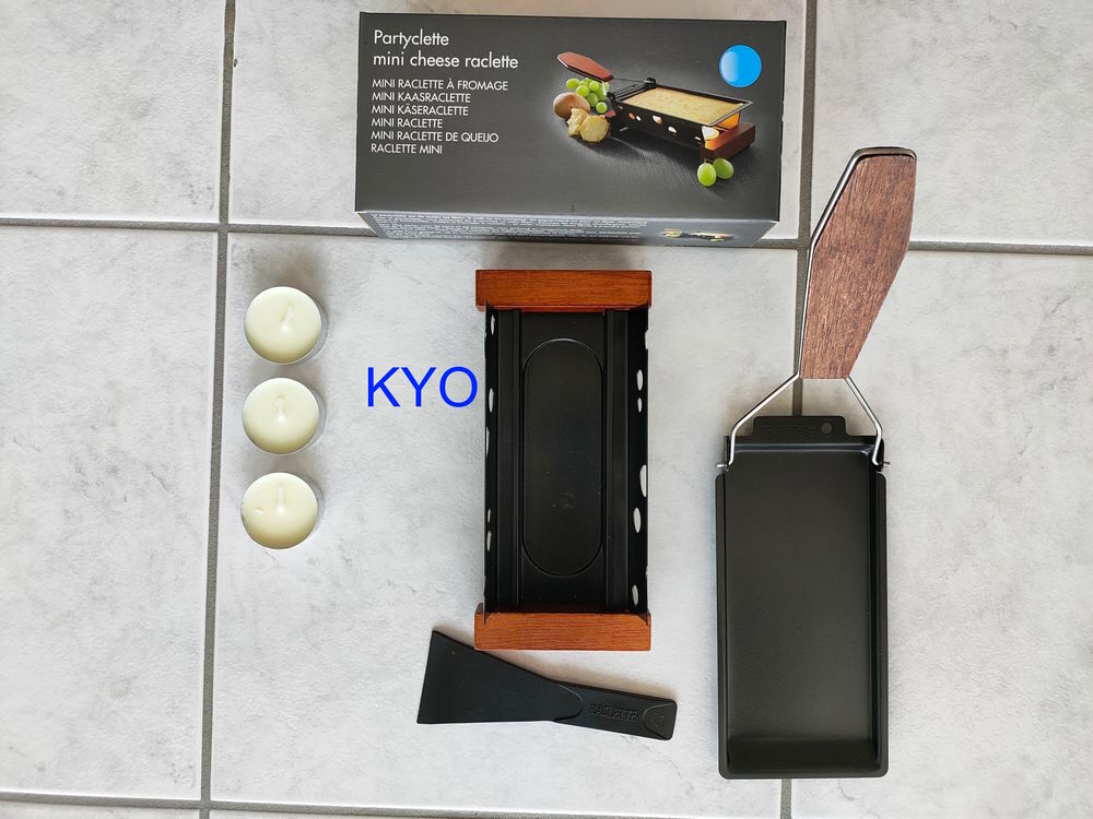 Mini appareil raclette transportable mobile petit, bougie Electroménager