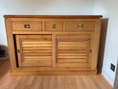Buffet enfilade style marine en merisier clair 400 Plomeur (29)