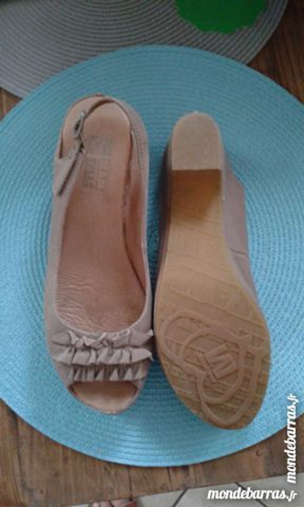Chaussures camel cuir Chaussures