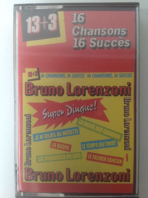 BRUNO LORENZONI SUPER DINGUE K7 AUDIO Envoi Possible
2 Trégunc (29)