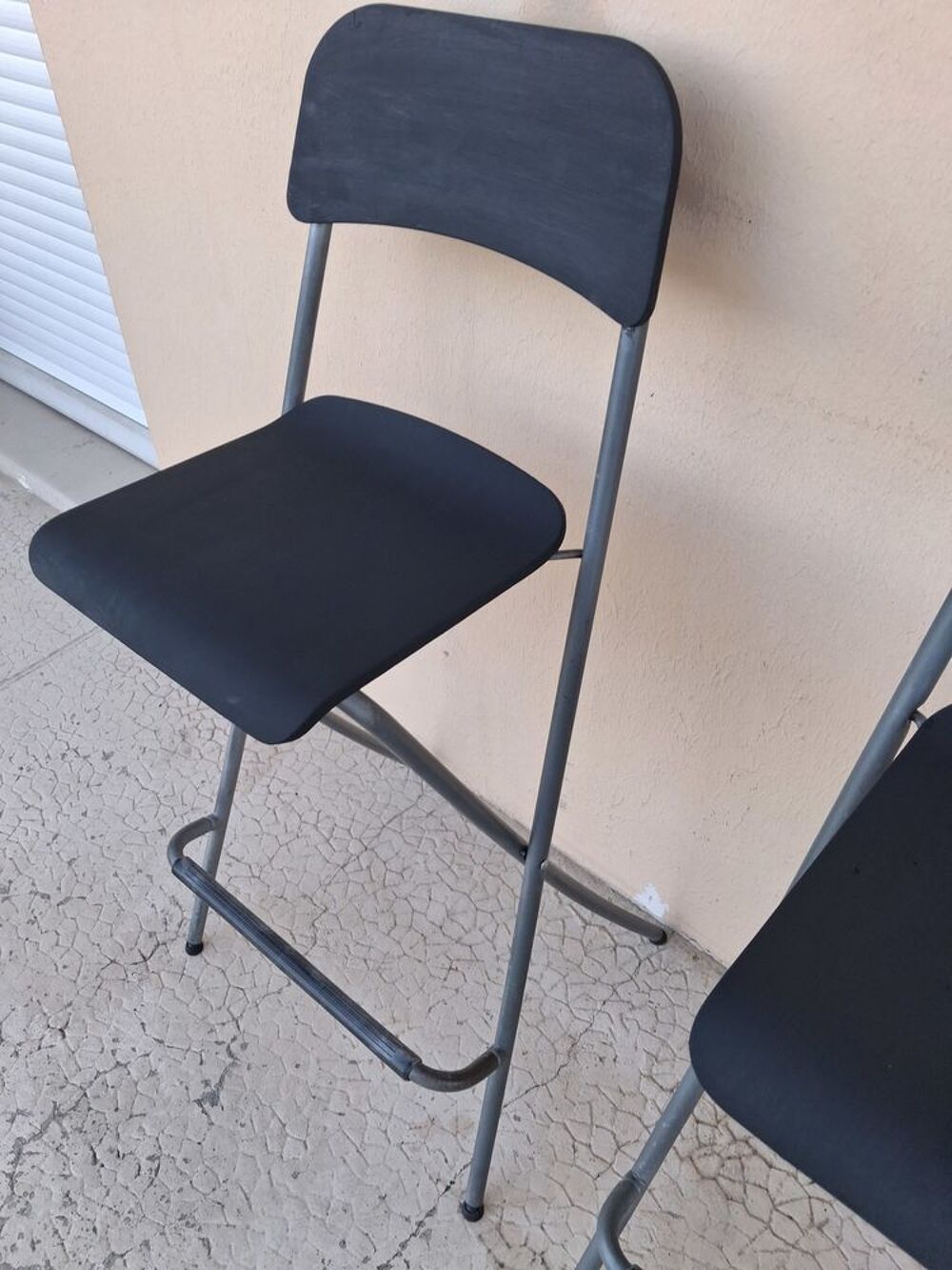 4 Chaises de bar pliantes Meubles