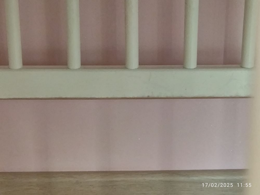 Lit+b&eacute;b&eacute;+baby+price+par+sauthon+60x+120+blanc Mobilier enfants
