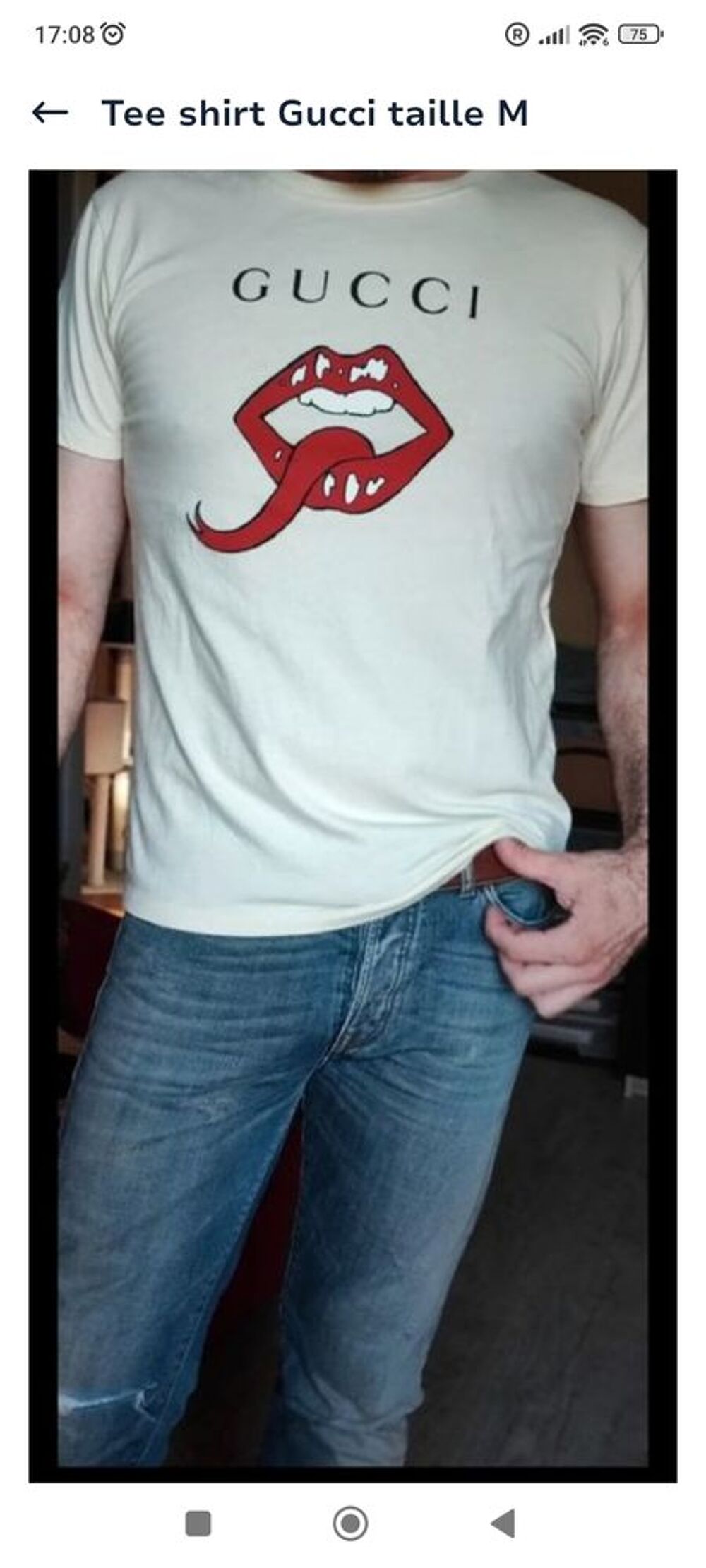 tee shirt Gucci taille M Vêtements