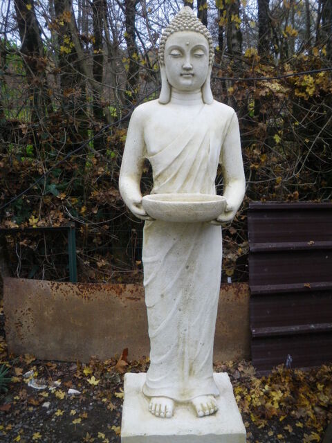 Statue, Bouddha en pierre  165 Chteau-l'vque (24)