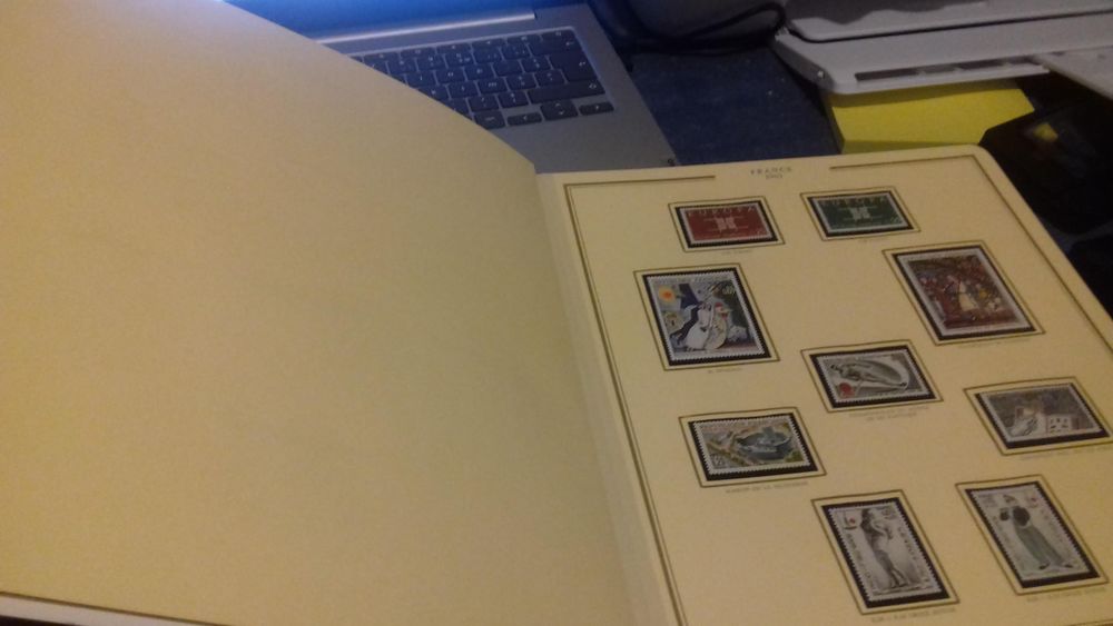 album pr&eacute;sidence luxe avec timbres neuf france 1963 1977 