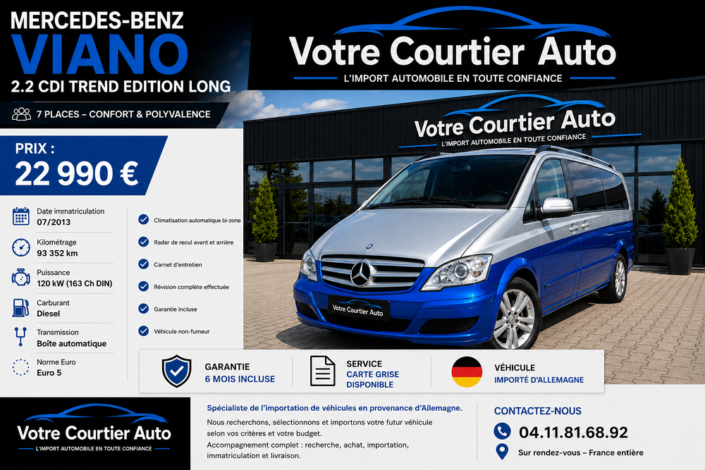 Viano 2013 occasion 66000 Perpignan